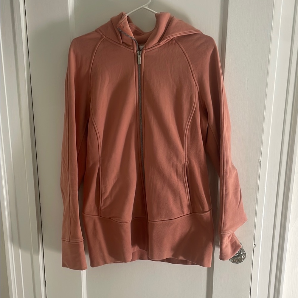 Lululemon Athletica Pink Zip-Up Jacket with Hood